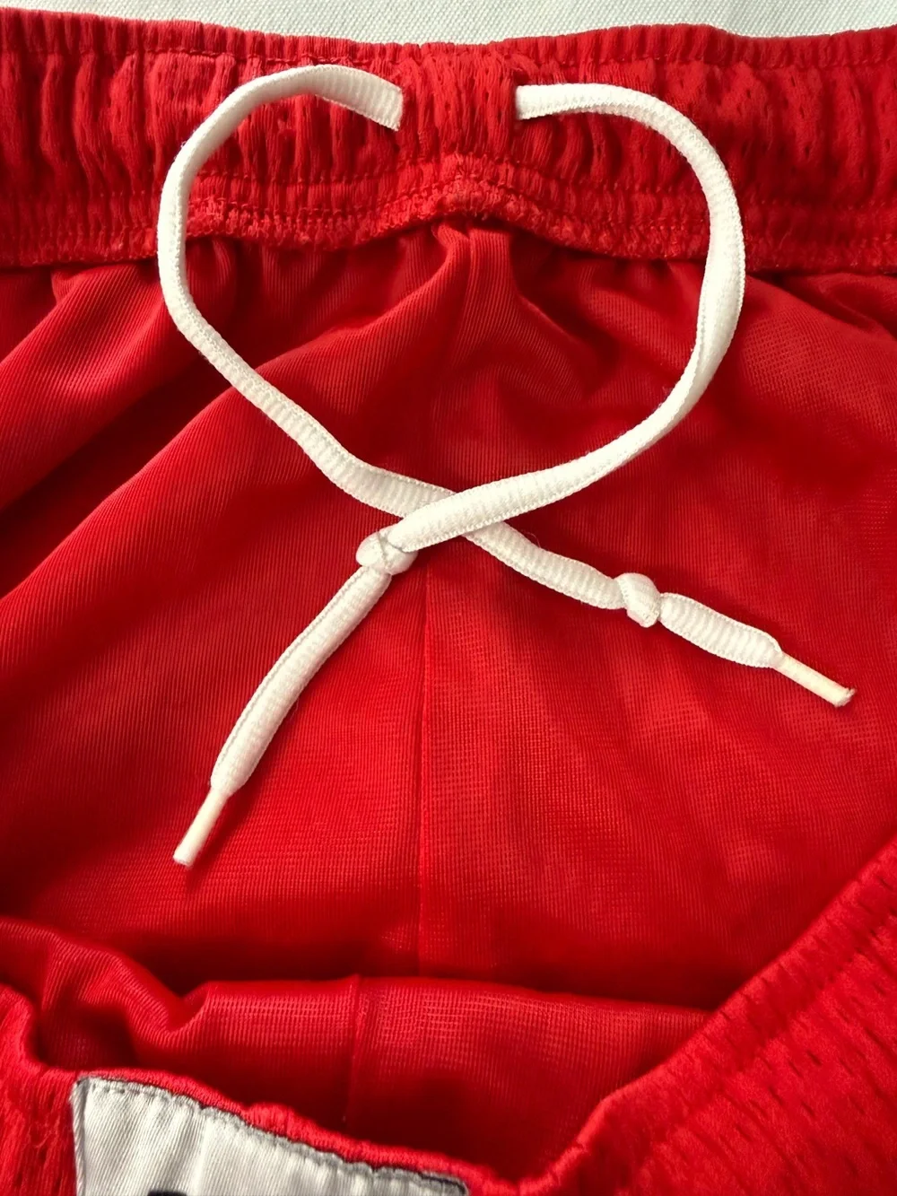Nike Red Mesh Basketball Shorts XL Athletic Gym Training Drawstring Activewear